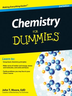 cover image of Chemistry For Dummies